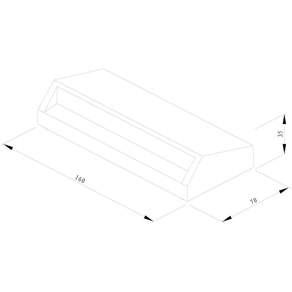 Απλίκα Led Εξωτερικού Χώρου Heronia HER-03 42-0004 White