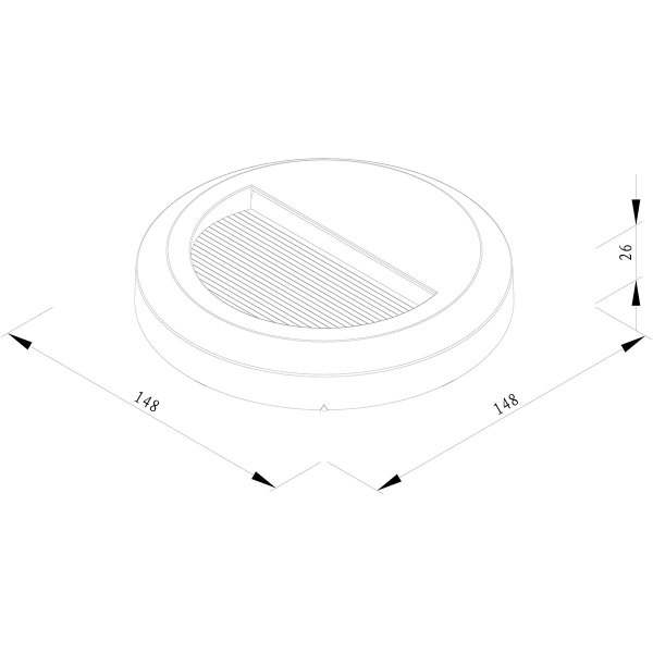 Απλίκα Led Εξωτερικού Χώρου Heronia HER-05 42-0009 White