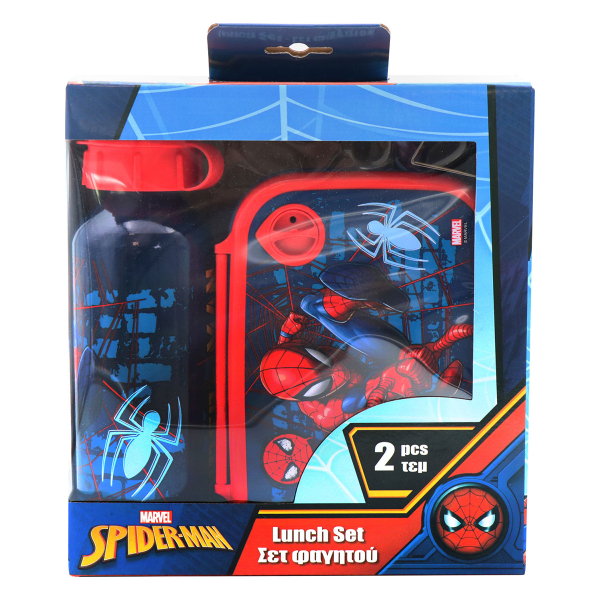 Φαγητοδοχείο 800ml & Παγούρι 500ml Must Spiderman 508396