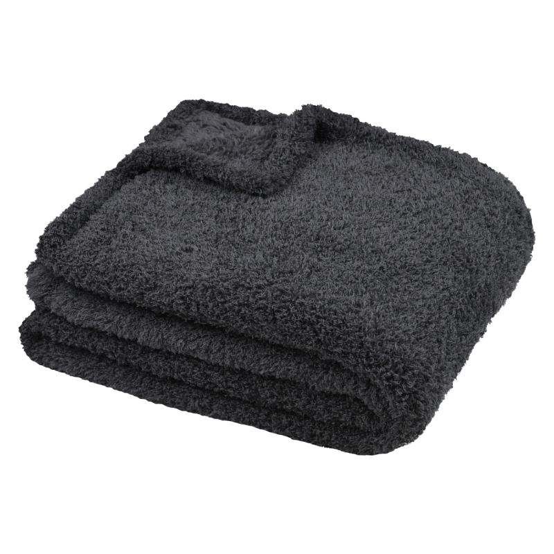 Κουβέρτα Fleece Ημίδιπλη (180x220) S-F Montreal Anthracite P3C681003