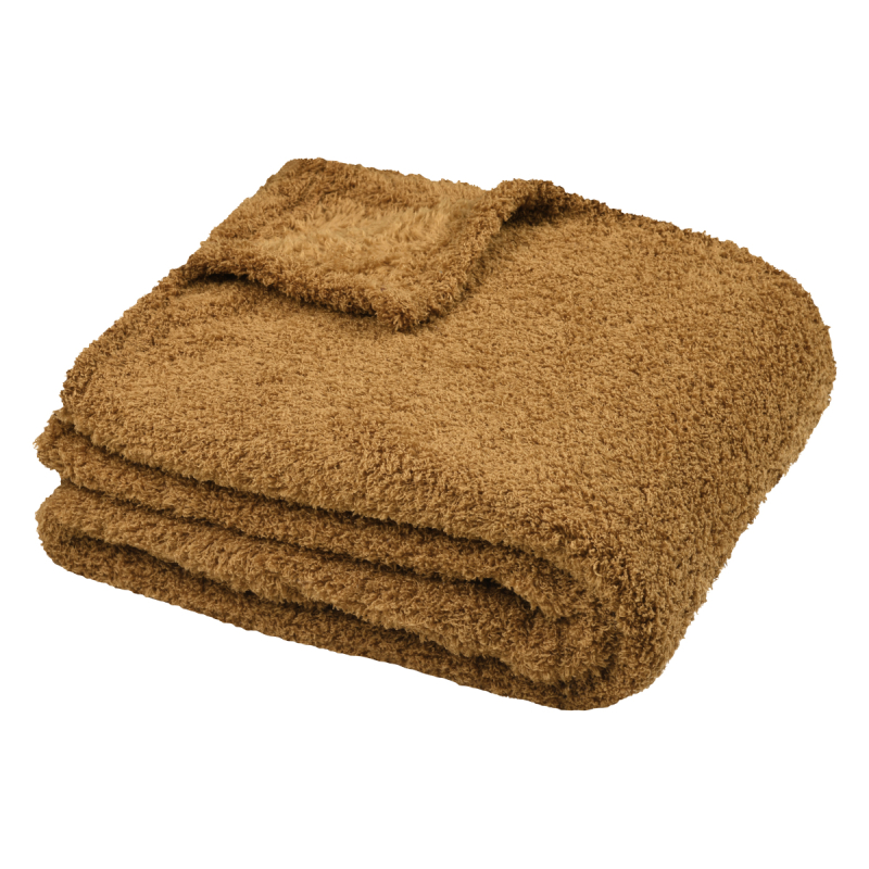 Κουβέρτα Καναπέ Fleece (130x160) S-F Montreal Camel P2C681005