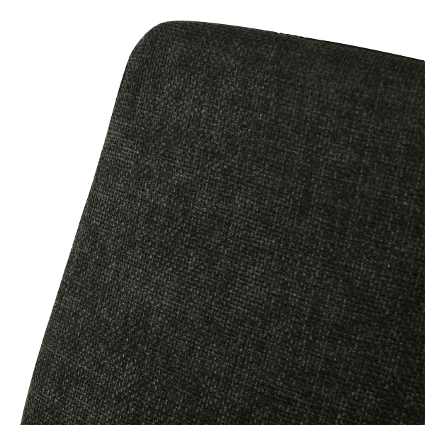 Καρέκλα (54x45x89) Spitishop Stol Black Velour 7094/16