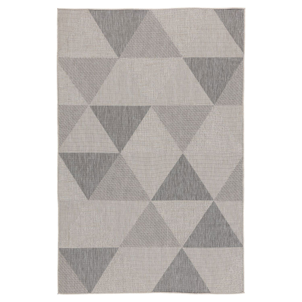 Χαλί Καλοκαιρινό (160x230) Ezzo Finn FL011 Cream/Light Grey