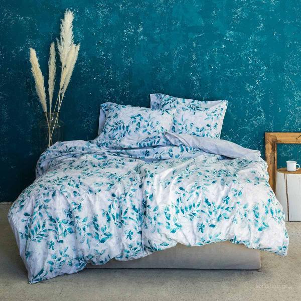 Σεντόνια Μονά (Σετ) Nima Bed Linen Intrigue Blue