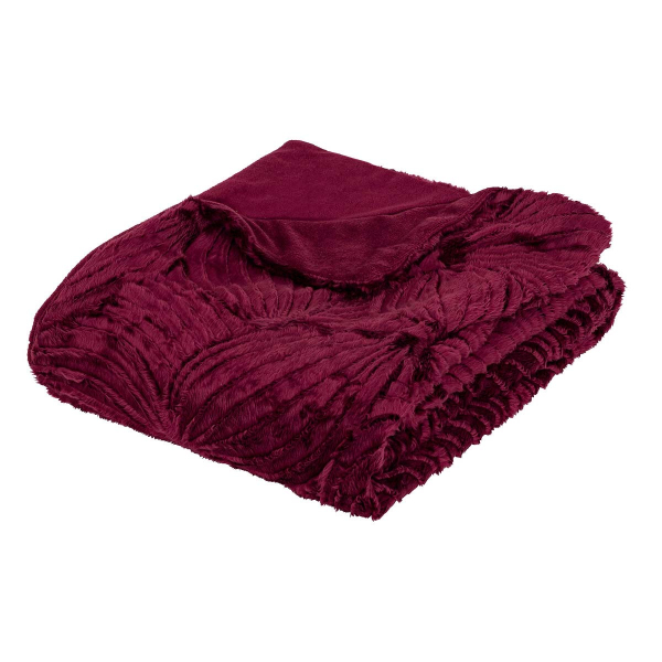 Κουβέρτα Καναπέ Fleece (120x160) A-S Automne Rubis 204445B