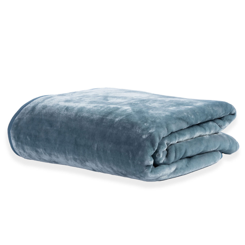 Κουβέρτα Fleece Μονή (160x220) Nef-Nef Cosy Dusty Blue