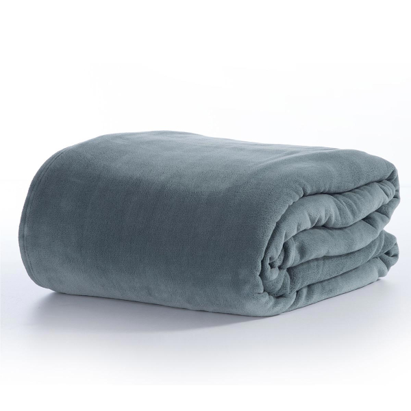 Κουβέρτα Fleece Μονή (160x220) Nef-Nef Cosy Dusty Blue