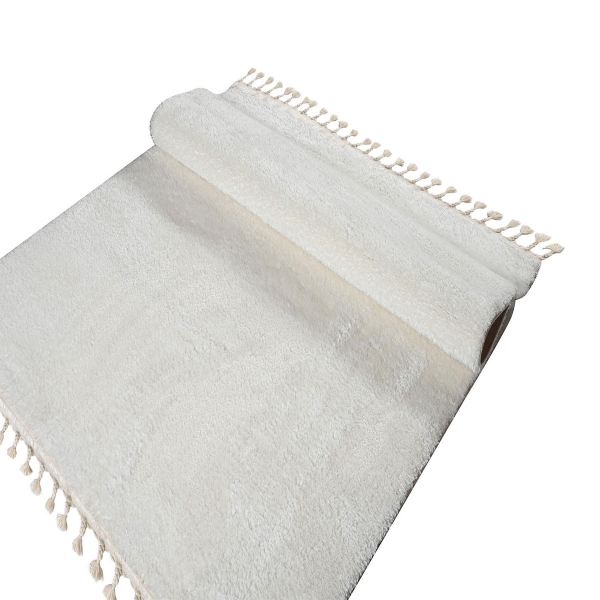 Χαλί (165x230) Polcarpet Silky Shaggy White