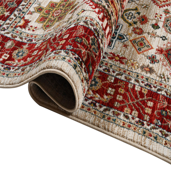 Χαλί (200x290) Polcarpet Kazak Oriental 695 Bone Bordo