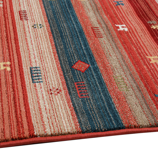 Χαλί (140x200) Polcarpet Kazak Oriental 724 Bordo Rose