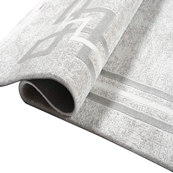 Χαλί (200x290) Polcarpet Platinum 6503 White Grey