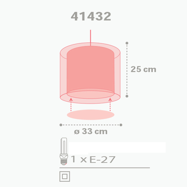 Παιδικό Φωτιστικό Οροφής Μονόφωτο Ango Rain Color 41432