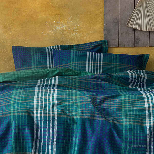 Παπλωματοθήκη King Size (Σετ 240x260) Nima Bed Linen Ardor Green