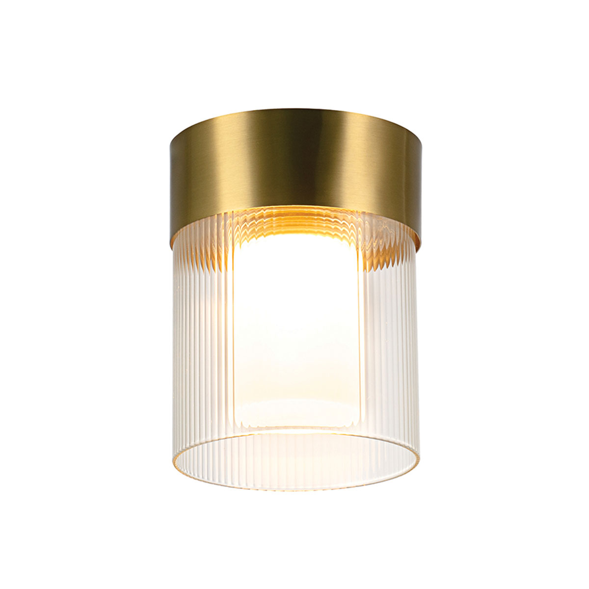 Φωτιστικό Πλαφονιέρα Led Dimmable Zambelis 23017 Gold Matt