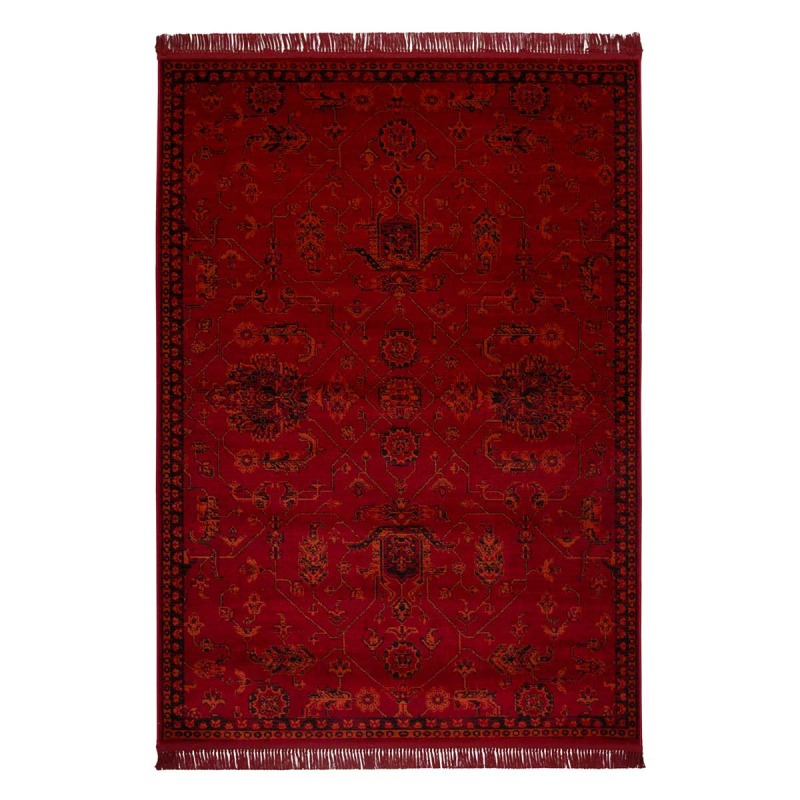 Χαλί (140x200) Βιοκαρπέτ Mauri 02265A Burgundy