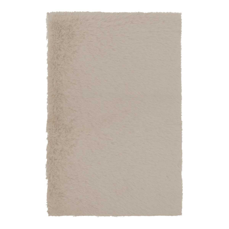 Γούνινο Χαλί Διαδρόμου (80x160) Βιοκαρπέτ Krolik R14 L.Beige