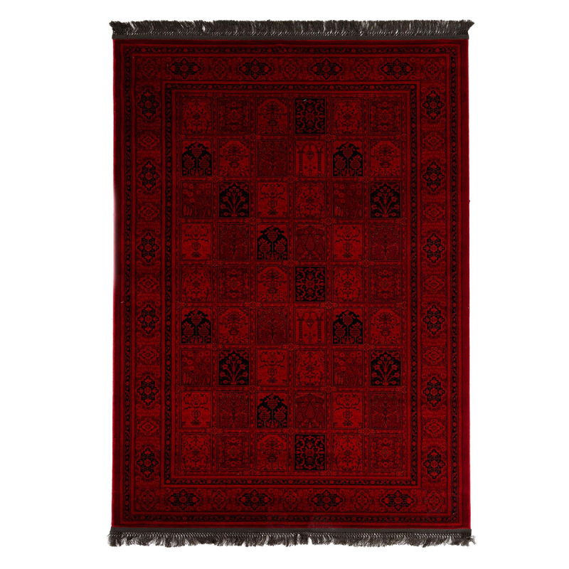 Χαλί (100x160) Royal Carpet Afgan 8129H D.Red