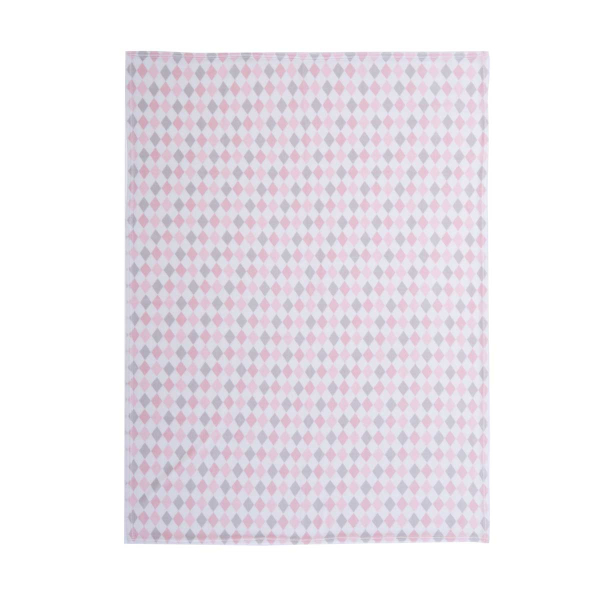 Κουβέρτα Fleece Αγκαλιάς (75x110) Nef-Nef Baby Sweet Rhombus Pink