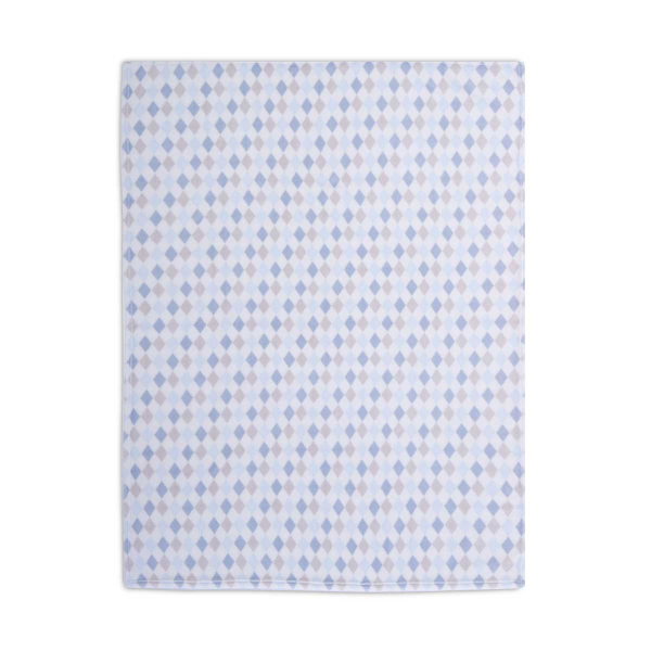 Κουβέρτα Fleece Αγκαλιάς (75x110) Nef-Nef Baby Sweet Rhombus Blue