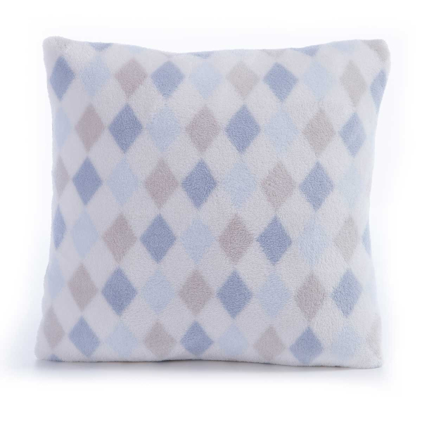 Διακοσμητικό Μαξιλάρι Fleece (35x35) Nef-Nef Baby Sweet Rhombus Blue