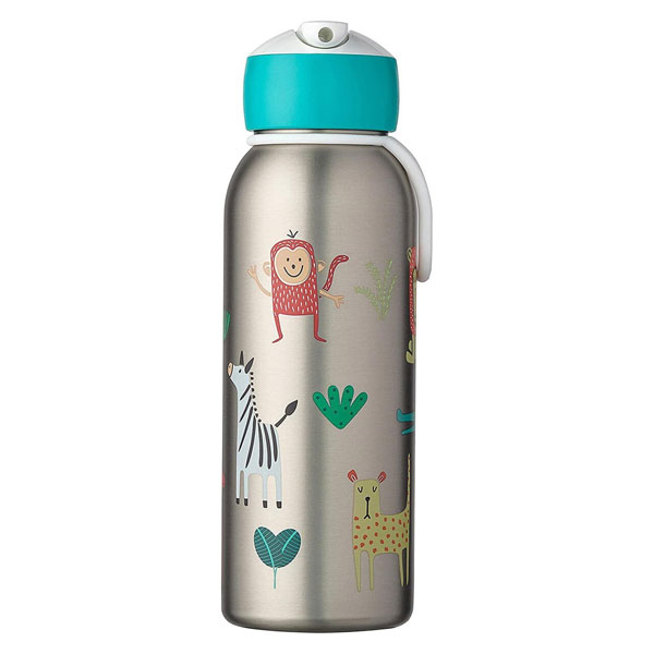 Παγούρι - Θερμός 350ml Με Καλαμάκι Mepal Flip-Up Animal Friends MEP107458065373