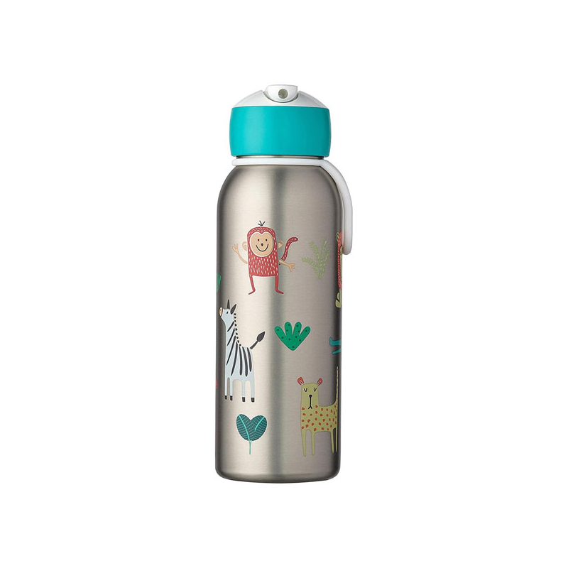 Παγούρι - Θερμός 350ml Με Καλαμάκι Mepal Flip-Up Animal Friends MEP107458065373