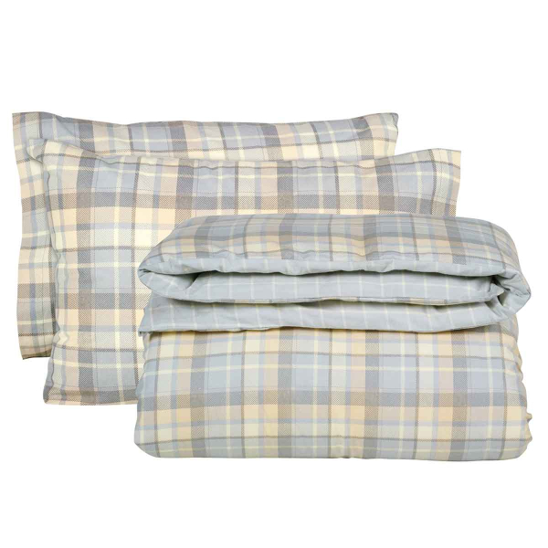 Σεντόνια Μονά (Σετ) Das Home Flannel Line 9639