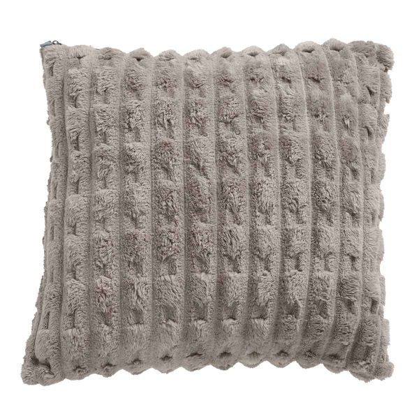 Διακοσμητικό Μαξιλάρι Fleece (40x40) Das Home Sherpa 1177 Taupe