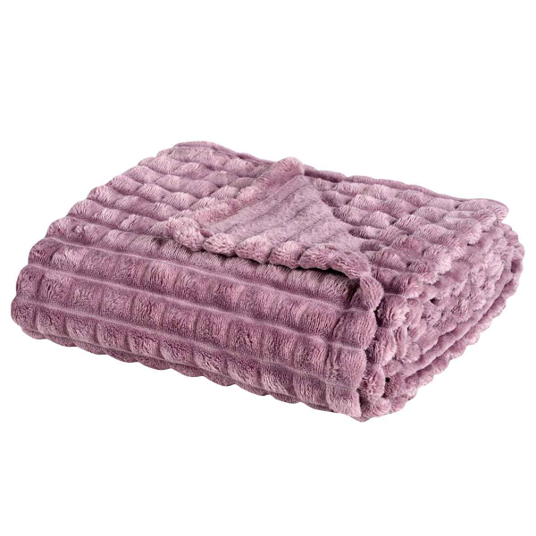 Κουβέρτα Fleece Μονή (160x220) Das Home 1358 Dusty Purple