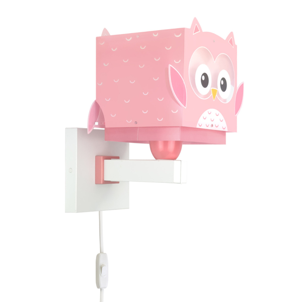 Παιδική Απλίκα Τοίχου Ango Little Pink Owl 64489