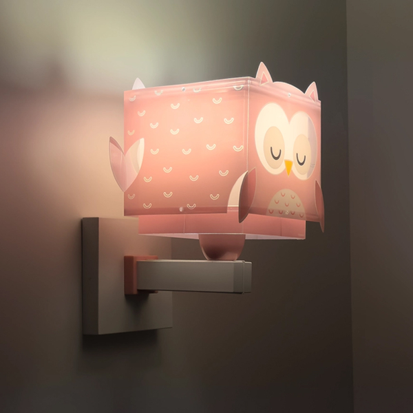 Παιδική Απλίκα Τοίχου Ango Little Pink Owl 64489