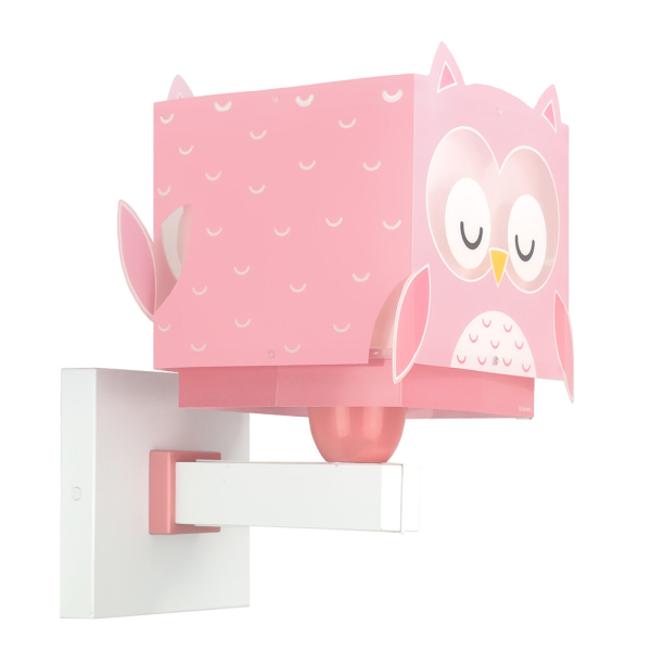 Παιδική Απλίκα Τοίχου Ango Little Pink Owl 64489