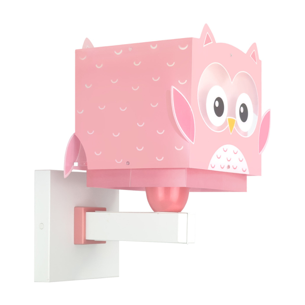 Παιδική Απλίκα Τοίχου Ango Little Pink Owl 64489