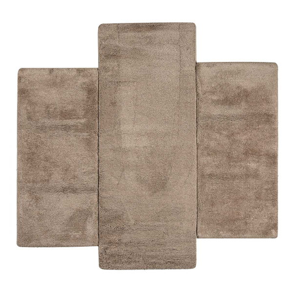 Χαλιά Κρεβατοκάμαρας (Σετ 3τμχ) Polcarpet Veloute Cozy 1820 Beige