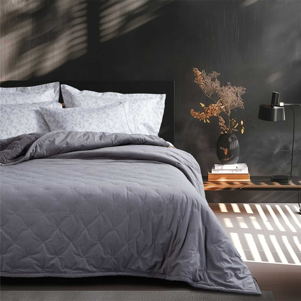 Κουβερτοπάπλωμα King Size (270x280) Nef-Nef Elements Kotler Grey AW25