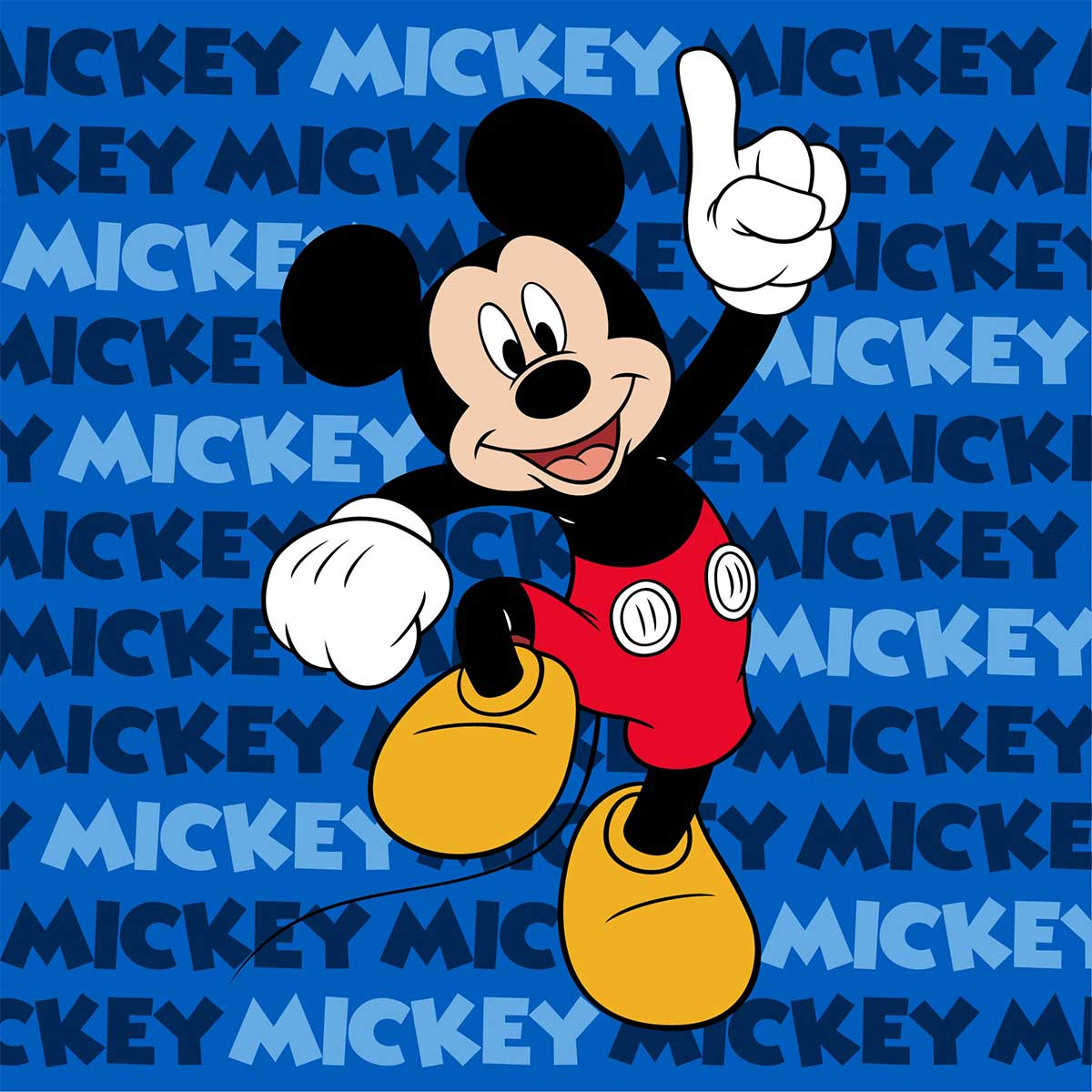 Λαβέτα Ώμου (30×30) Dimcol Mickey 50 Blue