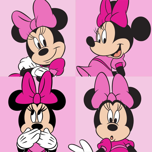 Λαβέτα Ώμου (30x30) Dimcol Minnie 76 Pink