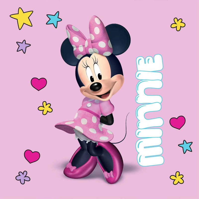 Λαβέτα Ώμου (30x30) Dimcol Minnie 78 Pink