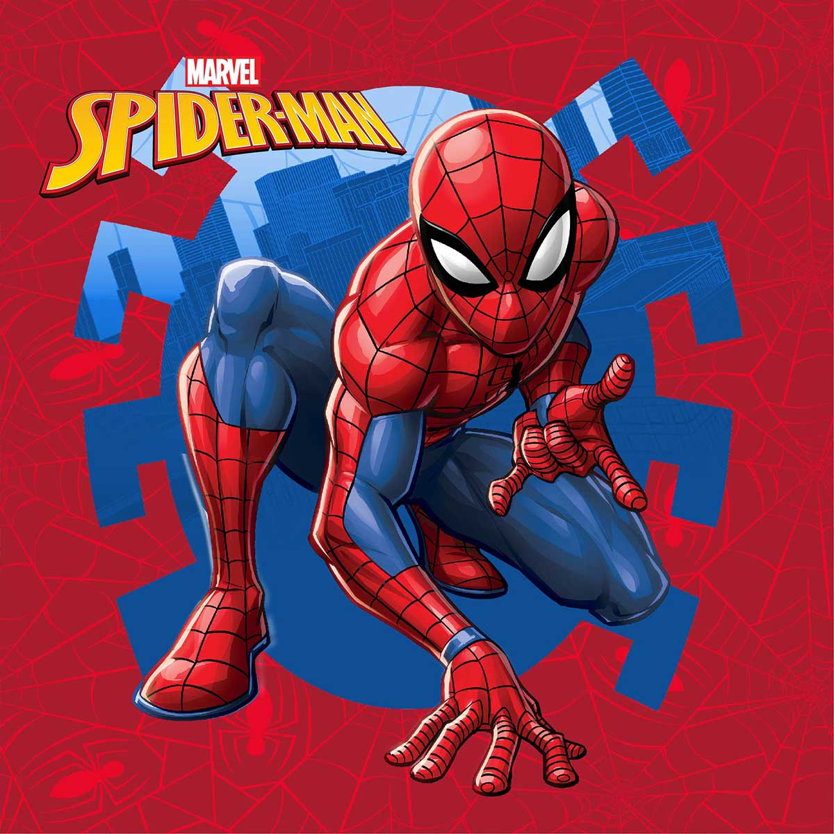 Λαβέτα Ώμου (30×30) Dimcol Spider-Man 71 Red