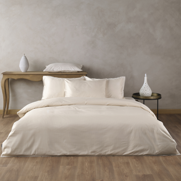 Παπλωματοθήκη King Size (Σετ 240x260) 2 Όψεων Kentia Serenity Empress 12 Beige