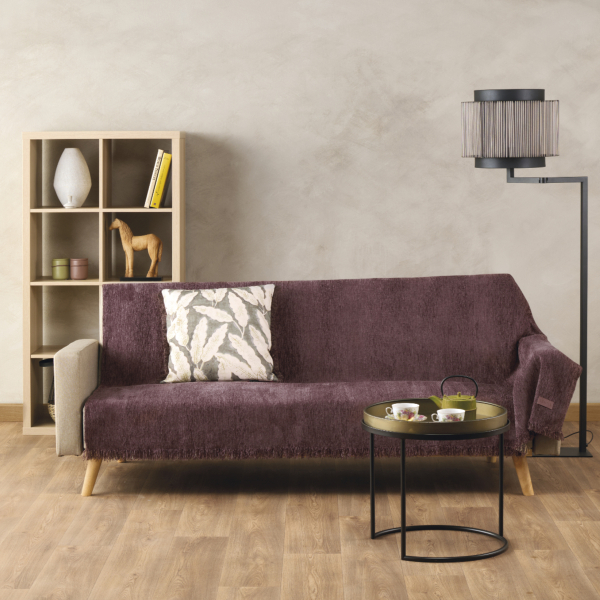 Ριχτάρι Τριθέσιου Καναπέ (180x300) Kentia Stylish Tessuto 43 Purple