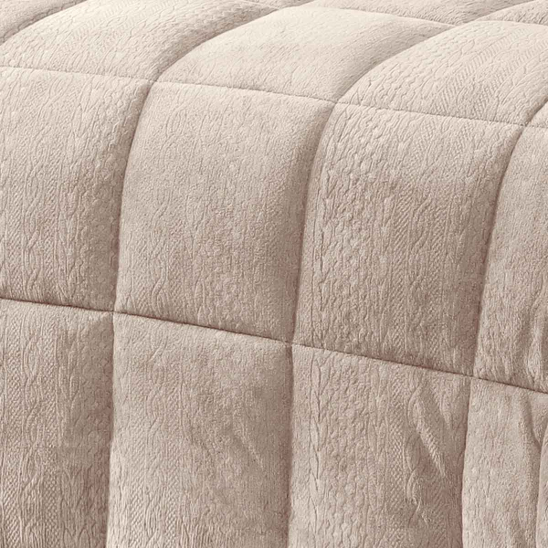 Κουβερτοπάπλωμα Υπέρδιπλο (220x240) Melinen Shelby Beige