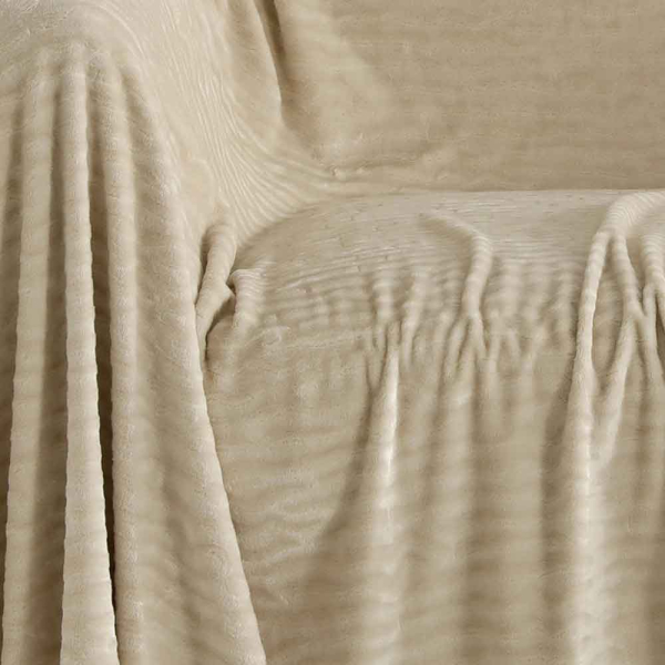 Ριχτάρι Τριθέσιου Καναπέ Fleece (170x300) Melinen Enzo Beige