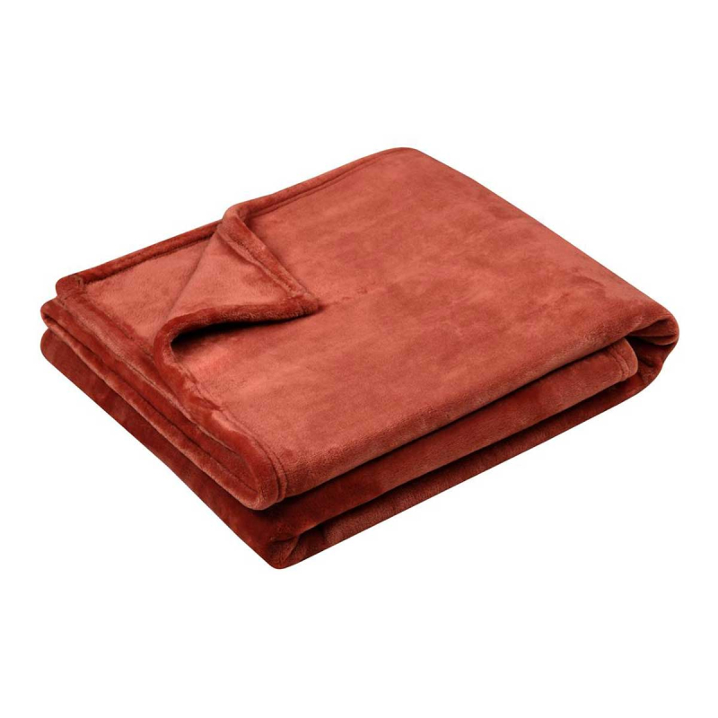 Κουβέρτα Καναπέ Fleece (130x160) S-F Doudou Terracotta P25792030