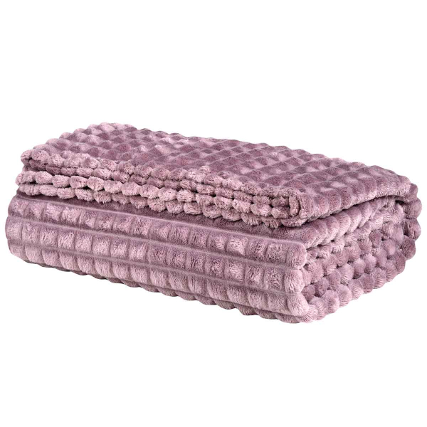 Κουβέρτα Fleece Μονή (160x220) Das Home 1358 Dusty Purple