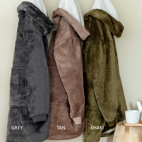 Fleece Φούτερ Με Sherpa (80x100) Palamaiki Huhu/2