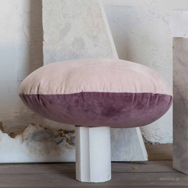 Βελουτέ Διακοσμητικό Μαξιλάρι 2 Όψεων (Φ45) Nima Pillows Velvety