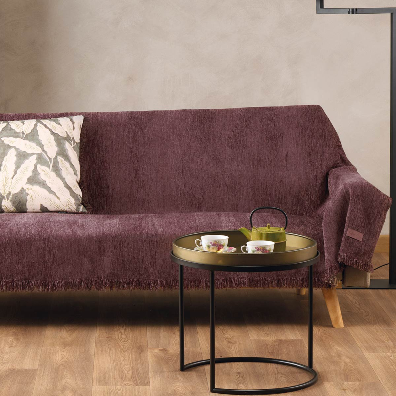 Ριχτάρι Τριθέσιου Καναπέ (180x300) Kentia Stylish Tessuto 43 Purple