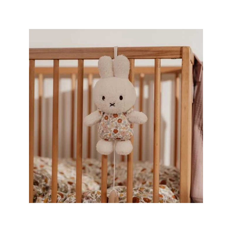 Κρεμαστό Λούτρινο Ζωάκι Με Ήχο Little Dutch Miffy Vintage Little Flowers LD-NIJN754