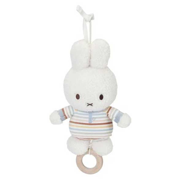 Κρεμαστό Λούτρινο Ζωάκι Με Ήχο Little Dutch Miffy Vintage Sunny Stripes LD-NIJN854